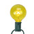 Transparent Incandescent G50 Globe Christmas Replacement Bulbs - Yellow - Pack of 25 - IMAGE 1