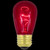 Pack of 25 Incandescent S14 Purple Christmas Replacement Bulbs - IMAGE 1