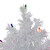 2' Pre-Lit Medium White Iridescent Pine Artificial Christmas Tree - Multicolor Lights - IMAGE 3