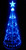 4' Blue LED Lighted Christmas Tree Cone Outdoor Yard Decor - IMAGE 1