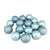 Shatterproof 4-Finish Christmas Ball Ornaments - 3" (75mm) - Baby Blue - 16ct - IMAGE 1