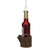 6.25" Red and Gold Wine Bottle in Basket Christmas Ornament - IMAGE 3