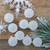 Frosted Matte Christmas Glass Ball Ornaments - 2.5" (65mm) - Clear - 4ct - IMAGE 2