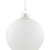 Frosted Matte Christmas Glass Ball Ornaments - 2.5" (65mm) - Clear - 4ct - IMAGE 5