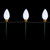 LED Lighted Faceted Jumbo C9 Bulb Outdoor Christmas Pathway Markers - Set of 3 - IMAGE 3