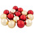 2-Finish Glass Christmas Ball Ornaments -3.25" (80mm) - Red and Gold - 72ct - IMAGE 2