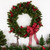 Pre-Lit Canadian Pine Artificial Christmas Wreath - 30" - Clear Lights - IMAGE 3