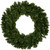 Pre-Lit Canadian Pine Artificial Christmas Wreath - 30" - Clear Lights - IMAGE 1