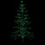 Pre-Lit Cascade Artificial Twig Tree Outdoor Christmas Decoration - 9' - Green Lights - IMAGE 1