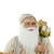 Winter Santa Claus with Gift Bag Christmas Figure - 36" - White and Cream - IMAGE 5