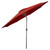9ft Outdoor Patio Market Umbrella with Hand Crank and Tilt, Terracotta - IMAGE 5