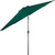 9ft Outdoor Patio Market Umbrella with Hand Crank and Tilt, Hunter Green - IMAGE 5