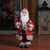 18" Red and White Santa Claus with Gift Bag and Nutcracker Christmas Figure - IMAGE 3