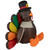 Pre-lit Inflatable Pilgrim Turkey Thanksgiving Yard Decoration - 4' - IMAGE 5