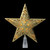 8.5" LED Lighted Gold Cutout 5-Point Star Christmas Tree Topper - Clear Lights - IMAGE 3