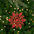 Glitter Snowflake Christmas Ornaments - 4" - Red - 24ct - IMAGE 1