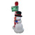 6' Inflatable Lighted Snowman with Merry Christmas Sign Christmas Yard Art Decoration - IMAGE 2