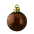 96ct Mocha Brown Shatterproof 4-Finish Christmas Ball Ornaments 1.5" (40mm) - IMAGE 4