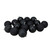 Shatterproof 4-Finish Christmas Ball Ornaments - 3" (75mm) - Jet Black - 16ct - IMAGE 6