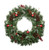 24" Pre-Decorated Holly Berry, Pine Cone, Twig and Ball Artificial Christmas Wreath - Unlit - IMAGE 1