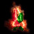 Lighted Holographic Candle Christmas Window Silhouette Decoration - 17" - IMAGE 1