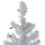 Pre-Lit Medium White Iridescent Pine Artificial Christmas Tree - 4' - Blue Lights - IMAGE 4