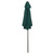 7.5ft Outdoor Patio Market Umbrella with Hand Crank, Hunter Green - IMAGE 4