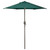 7.5ft Outdoor Patio Market Umbrella with Hand Crank, Hunter Green - IMAGE 1