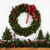 Pre-Lit Battery Operated Canadian Pine Christmas Double Wreath - 36" - Clear LED Lights - IMAGE 3