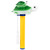 9" Green and Yellow Turtle Family Floating Swimming Pool Thermometer with Cord - IMAGE 5