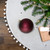 Matte Burgundy Shatterproof Christmas Ball Ornament 4" (100mm) - IMAGE 2