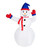 LED Lighted Inflatable Snowman Outdoor Christmas Decoration - 8' - IMAGE 2