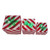 Lighted Candy Cane Striped Gift Box Outdoor Christmas Decoration - 12" - Red and White - Set of 3 - IMAGE 5