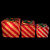 Lighted Candy Cane Striped Gift Box Outdoor Christmas Decoration - 12" - Red and White - Set of 3 - IMAGE 3