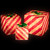 Lighted Candy Cane Striped Gift Box Outdoor Christmas Decoration - 12" - Red and White - Set of 3 - IMAGE 3