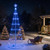 LED Lighted Show Cone Christmas Tree Outdoor Decoration - 12' - Blue Lights - IMAGE 4