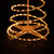 Spiral Cone Tree Lighted Outdoor Christmas Decoration - 6' - Clear Lights