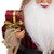 Santa Claus with Gift Bag Standing Christmas Figure - 12"