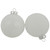 3-Finish Christmas Glass Ball Ornaments - 3.25" (80mm) - Red and White - 96ct - IMAGE 3