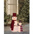 Set of 2 Lighted Tinsel Snowman Family Christmas Outdoor Decorations, 35" - IMAGE 2