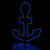 LED Anchor Neon Lighted Wall Art- 17" - IMAGE 4