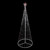 6' Red LED Lighted Show Cone Christmas Tree Outdoor Decoration - IMAGE 1