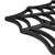 Spider Web Rectangular Halloween Doormat - Black - 18" x 30" - IMAGE 5