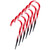 Lighted Blinking Candy Cane Outdoor Christmas Pathway Markers - 13.5" - Set of 6 - IMAGE 2