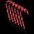 Lighted Blinking Candy Cane Outdoor Christmas Pathway Markers - 13.5" - Set of 6 - IMAGE 6