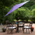 9ft Outdoor Patio Market Umbrella with Hand Crank and Tilt, Purple - IMAGE 3