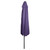 9ft Outdoor Patio Market Umbrella with Hand Crank and Tilt, Purple