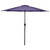 9ft Outdoor Patio Market Umbrella with Hand Crank and Tilt, Purple - IMAGE 1