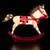 40" Lighted and Animated Rocking Horse Outdoor Christmas Decoration