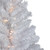 3' Pre-Lit LED Snow White Medium Artificial Christmas Tree - Clear Lights - IMAGE 3